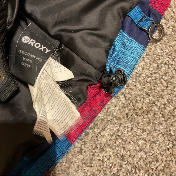 ROXY Snowboard/Ski Jacket w/ removable hood, size XS, EUC - Picture 9 of 11